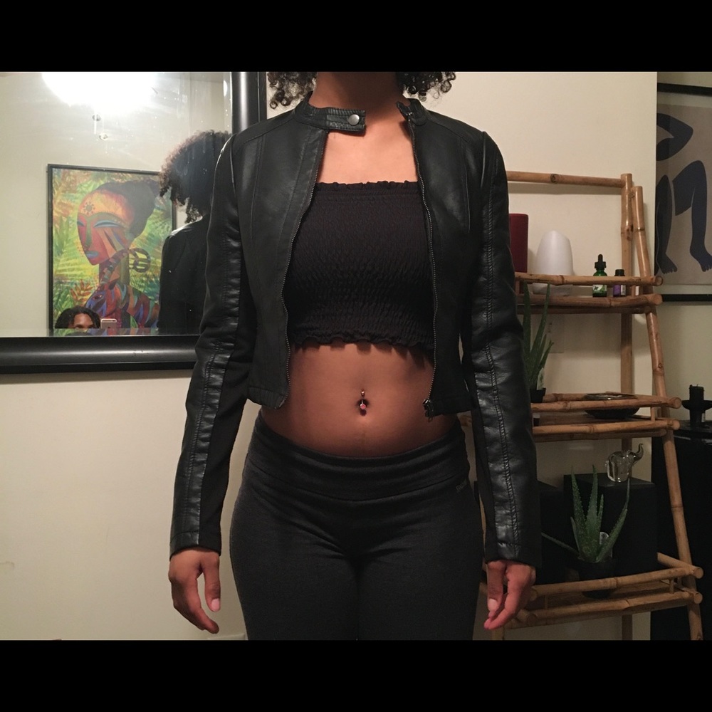 Leather jacket